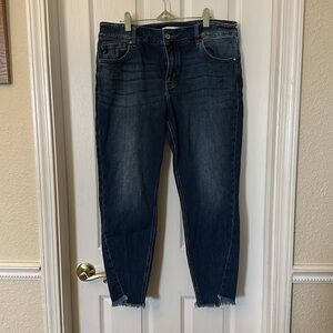 KanCan Women's Skinny Jeans - Dark Blue